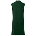 thumbnail image 5 of Women's Long Sweater Vests Sleeveless Open Front Cardigan Tunic Vest Long Cardigan Tops Coat Fall Winter Outfits Womens Fall Sweaters S, 5 of 5