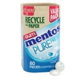 thumbnail image 2 of (6 pack) Mentos Pure Fresh Sugar-Free Gum, Paperboard Bottle, Fresh Mint, Peanut-Free, Regular Size, 80 Count, 2 of 7