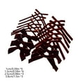 thumbnail image 3 of Coffee 18 Pieces Velvet Ribbon Mini Bow Set Coffee For Diy Christmas Tree Ornaments And Holiday Decor, 3 of 7