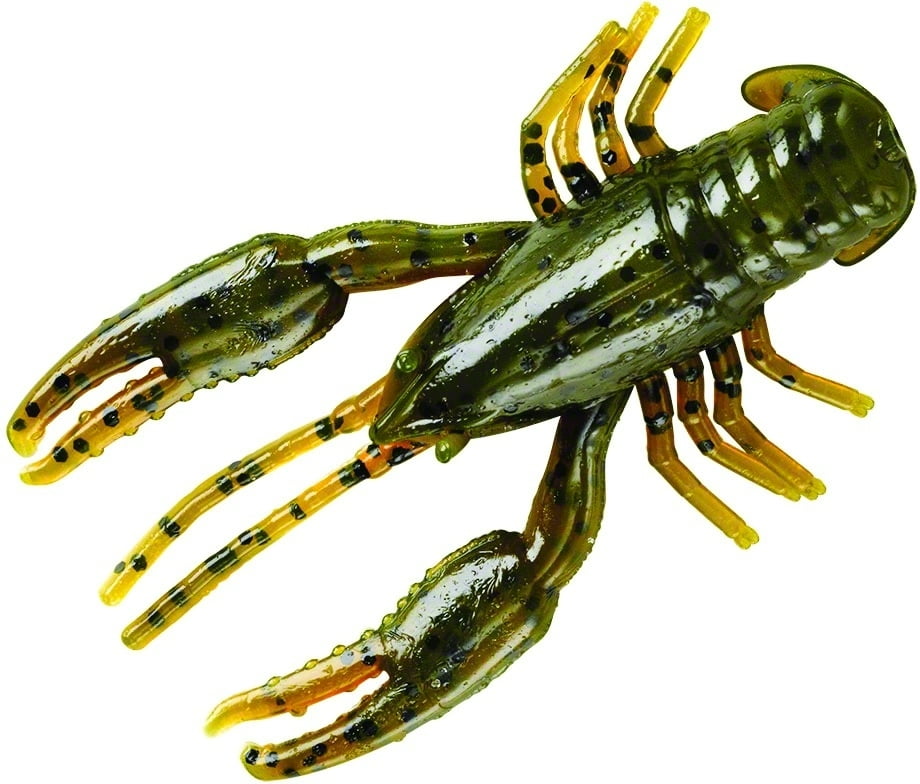 Yum Fishing Lure YCRB208 CrawBug Finesse Craw 2 1/2" Green Pumpkin 8 ...