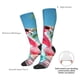thumbnail image 4 of Balery Tropical Flamingo Pool Float Calcetines novedosos Calcetines deportivos Calcetines hasta la rodilla Calcetines de algodón Calcetines originales y geniales, 4 of 6
