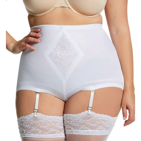 

Women s Rago 6195X Plus Diet Minded Shaping Brief Panty (White 7X)