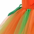 thumbnail image 5 of Kids Halloween Dresss, Girls Halloween Pumpkin Puff Sleeve Dress Set With Headband for Party Performance Kids Tutu Fancy, Halloween Gifts, 5 of 5