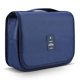 thumbnail image 1 of Bolsa de aseo colgante organizador de viaje de maquillaje cosmético para hombres y mujeres con gancho resistente, azul oscuro Ormromra ZFFLD225, 1 of 4