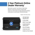 thumbnail image 6 of Planet Audio PL1500.1M Pulse Series Class A/B Monoblock Car Audio Amplifier for Subwoofer with Bass Boost, High/Low Level Inputs, 1500 High Output, 6 of 15