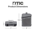 thumbnail image 5 of RTIC 15-Can, 16 Qt, Collapsible Soft Cooler with Bottle Opener, Smoke, 5 of 9