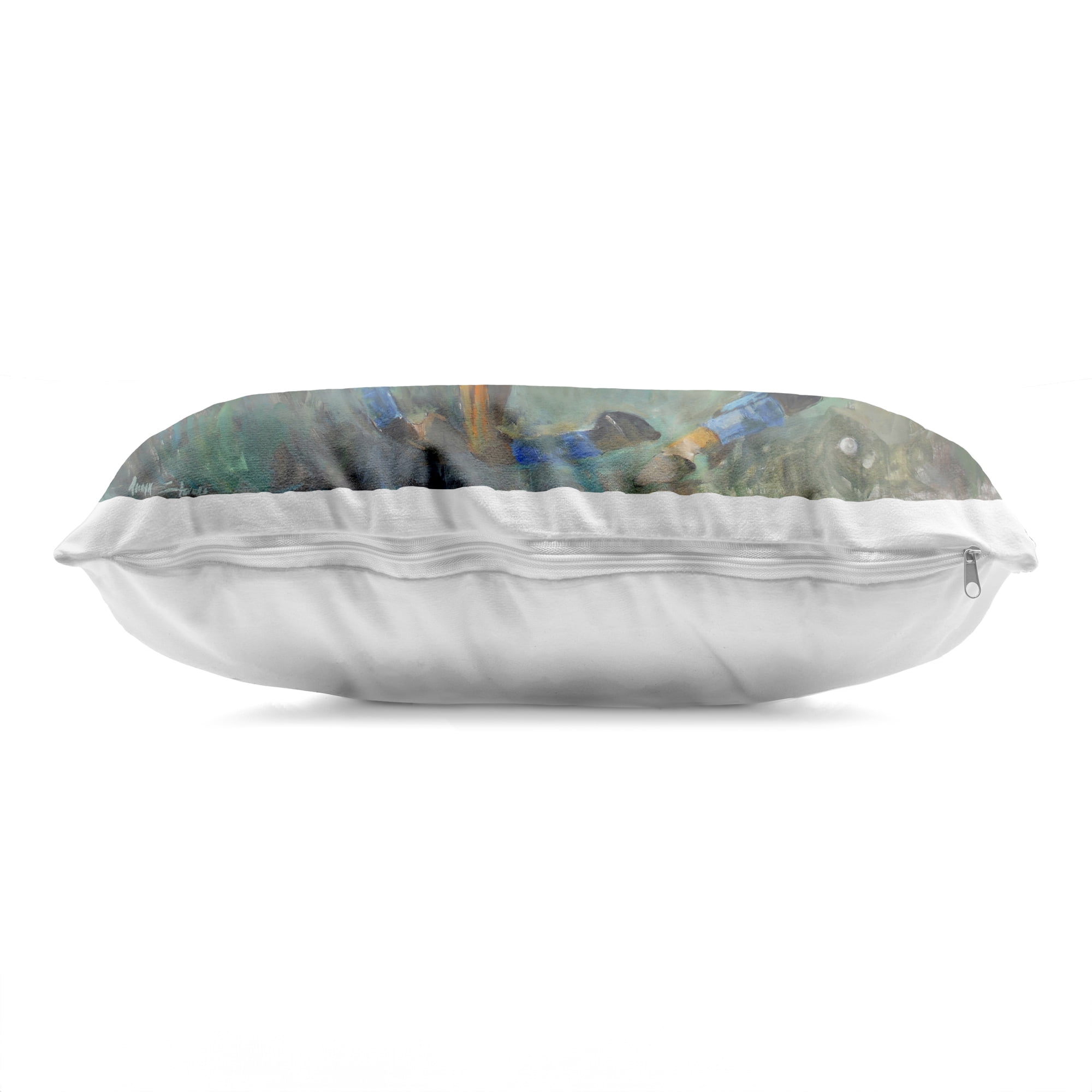 Stupell Industries Polo Rider in Dynamic Motion Decorative Printed Throw Pillow, design by Jadei Graphics, 14 x 7 x 20