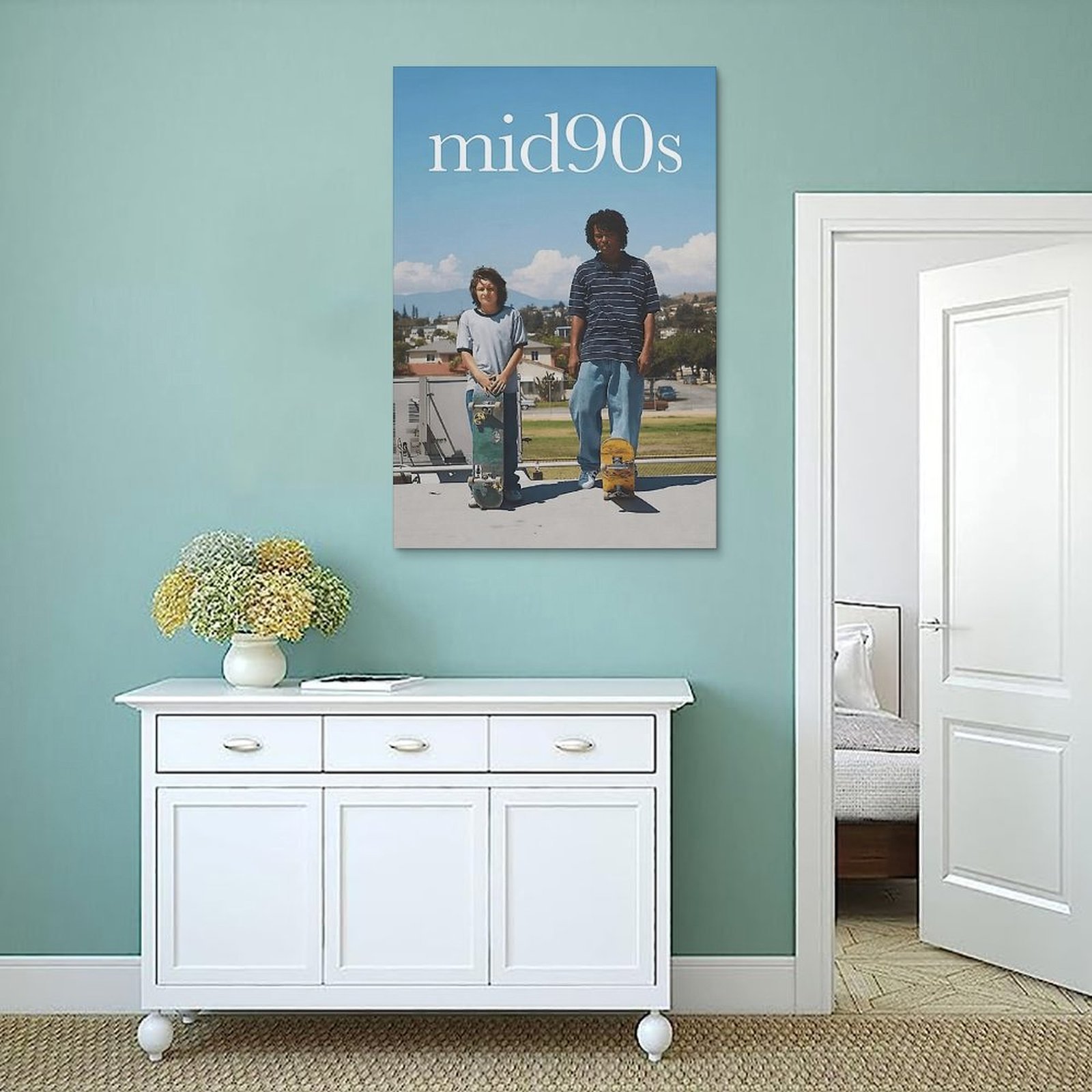 Mid 90s Movie Canvas Posters 90s Poster Wall Art for Home Office