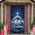 thumbnail image 4 of Decorative Design Merry Christmas Scene Festive Celebration Banner for Holiday Party Decoration Seasonal Event Indoor, 4 of 9