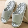 thumbnail image 7 of Viluyesy Mens Shower Bathroom Slippers, Lightweight Comfort Soft Thick Sole Anti-Slip Casual Indoor Outdoor Slide Sandals Gray, 7 of 7