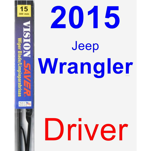 2015 Jeep Wrangler Driver Wiper Blade - Vision Saver 