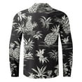 thumbnail image 3 of YOIAVAIOY Men Long Sleeve Floral Dress Shirts Regular Fit Casual Button Down Shirts Hawaiian Beach Wedding Shirts, 3 of 3