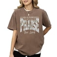 thumbnail image 4 of Womens Christian Easter Shirt  Faith Based Spring Religious Shirt Espresso Shirt Adult Medium, 4 of 7