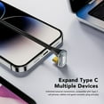 thumbnail image 3 of Type C Extension Cable Professional - USB3.2 Gen2 10Gbps USB C Male to Female Data Cable Supports OTG Projection Screen Headphones Hard Disk Docking Station, 3 of 7