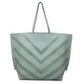 thumbnail image 2 of Urban Expressions 13080 ROME-seafoam vegan leather handbag, 2 of 2