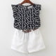 thumbnail image 1 of New Bear Leader Girls' Clothing Sets New Summer Sleeveless T-shirt + Print Bow Skirt 2pcs Children's Clothing Sets, 1 of 1