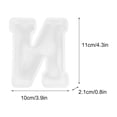 thumbnail image 2 of Summer Savings Kcavykas Kitchen Goodies,Alphabet Cake Baking Mould English Letter Silicone Alphabet Letter, 2 of 2