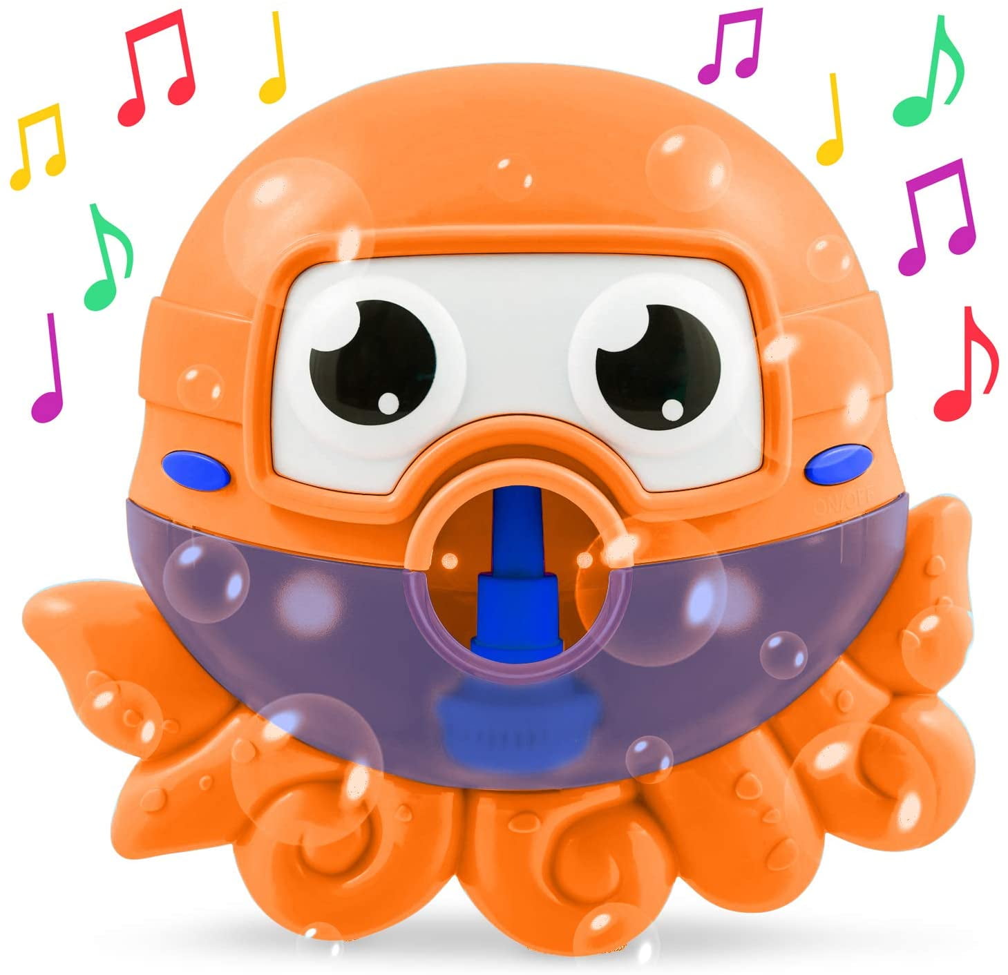octopus bubble bath toy