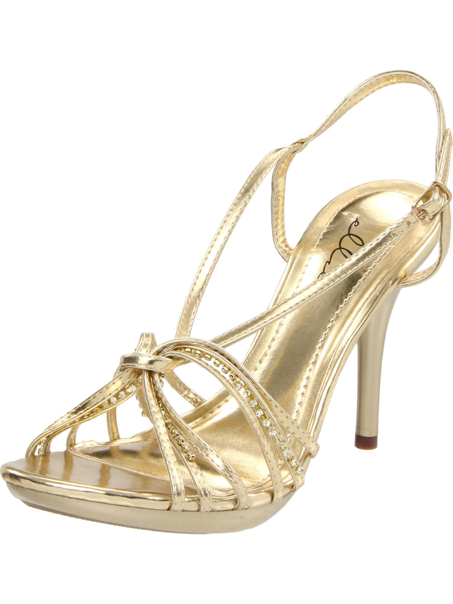 black and gold dress sandals