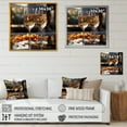 thumbnail image 4 of Designart "Contemplative Clink" Wine & Champagne Wall Art Living Room, 4 of 7