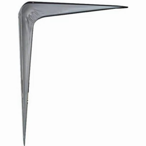 N172-619 12 x 14 in. Steel Shelf Bracket, Gray