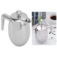 thumbnail image 3 of French Press Coffee Filter Pot Type Kettle 304 Stainless Steel Double Layer U Shaped Mouth Hand Brewing Small Maker for Home, 3 of 7