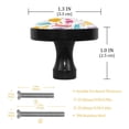 thumbnail image 3 of 4 Pcs Colorful Cats Knobs for Kitchen Cabinet Cupboard Dresser Bookcase Drawer Pulls Handles Round Home Decor, 3 of 5