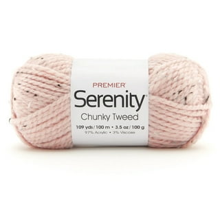 Premier Yarns - Serenity Chunky Big Yarn - White - 10.5oz 328yds - 5 Bulky  Weight - Acrylic 