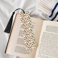 thumbnail image 4 of Kdxio Strawberry Print Metal Tassel Bookmarks,Perfect Gift for Art Lovers and Bookworms Metal Bookmarks for Women, 4 of 8