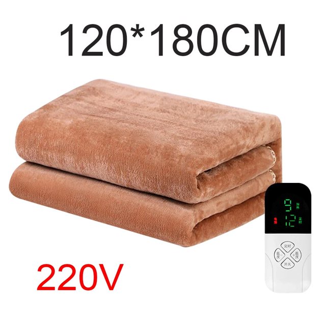 Manta eléctrica inteligente de franela con interruptor de temperatura constante, colchón calentador corporal engrosado de calibre europeo, 220V, nuevo