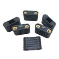 thumbnail image 4 of 6Pcs Windsurfing Black Plastic 2-Hole Footstrap Insert Windsurf Board Footstrap Replacement Surfboard Surfing Accessorie, 4 of 6