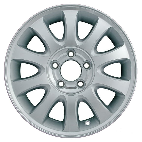 Pre-Owned Original Equipment Painted Sparkle Silver Aluminum Wheel 16 x 6.5 fits 2001-2003 Chrysler Town & Country (Good)