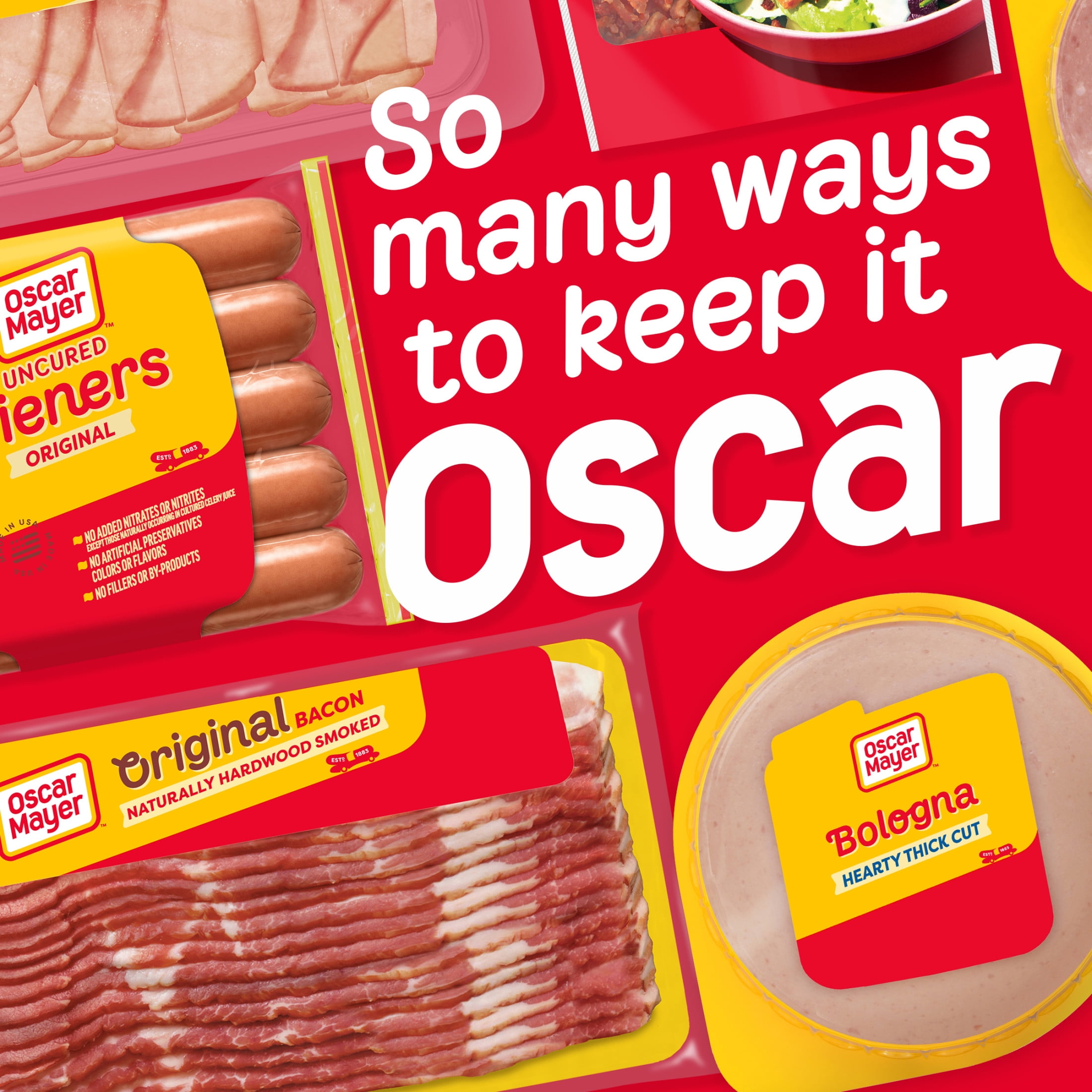 Oscar Mayer Hearty Thick Cut Bologna Sliced Lunch Meat, 16 oz. Pack