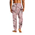 thumbnail image 6 of GrmtClth Relaxed Fit Breathable Realtree Branch Print Jogger Sleep Trousers for Men Drawstring Waist Soft Indoor Lounge Pants Pink L, 6 of 6