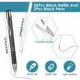 thumbnail image 4 of tredstone Black Refillable Ballpoint Pens With Comfortable Grip Everyday Writing Smooth Writing Classic 1Set, 4 of 6