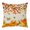 Orange, Beige, variant on Throw Pillow Covers, Fall Pumpkins 24x24 Pillow Covers for Couch/Sofa/Bed, Thanksgiving Red Orange Maple Leaves Branch Decorative Square Linen Cushion Pillowcase for Home Decor