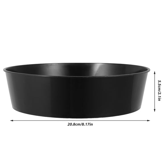 ibasenice Heavy Duty Soil Sifter with Handles Black Plastic Rock and Compost Sifting Screen for Gardens