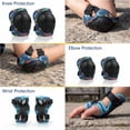 thumbnail image 3 of Kids/Youth Knee Pad Elbow Pads Guards Protective Gear Set for Roller Skates Cycling BMX Bike Skateboard Inline Skatings Scooter Riding Sports, 3 of 9