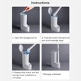 thumbnail image 2 of Juego De Escobillas De Inodoro Desechables Con 16 Recambios De Varita De Inodoro Depurador De Inodoro Reemplazable Para Desagüe De Piso De Baño En Casa sonducket HA018993-00, 2 of 7