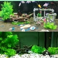 thumbnail image 4 of Moonsky Aquarium Fish Tank Pirate Ship Wreck Decor Resin Sunken Ship Ornament 1PC, 4 of 7