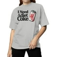 thumbnail image 2 of Officially Licensed Diet Coke I Need A Diet Coke Women's T-shirt, 2 of 3
