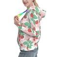 thumbnail image 2 of Kdxio Strawberry Print Womens Oversized Hoodies Sweatshirts Hooded Pullover Tops Sweaters Casual-X-Large, 2 of 7