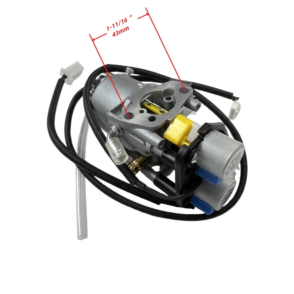 POWER PRODUCTS Carburetor Assembly with Stepper Motor, Gaskets & Fuel Line for Predator 5000 Watts Dual-Fuel Inverter Generator (Fits SKU 71367, 70143)