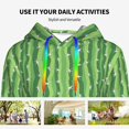 thumbnail image 4 of Sigee Cactus for Women's Pullover Hoodie Sweatshirts Adult Casual Long Sleeve Sweatshirts ,Sizes S-2XL-XX-Large, 4 of 7