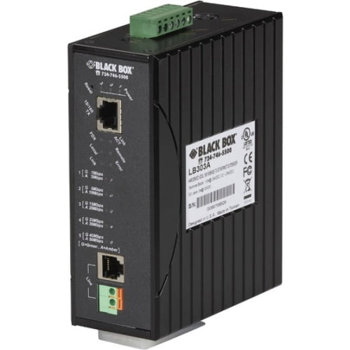 Black Box 10BASET/100BASETX Hardened Extender over vDSL, 1