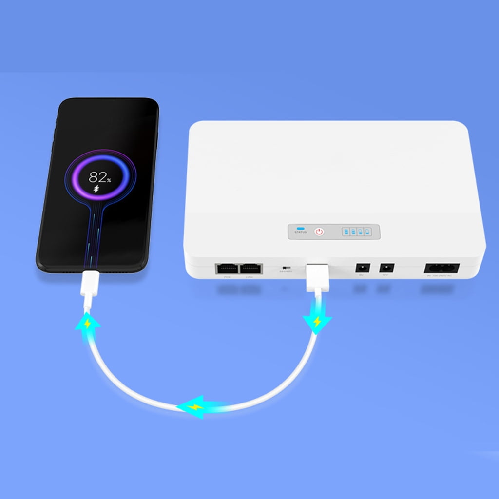Reliable UPS 10400mAh Power Backup for Surveillances Systems Networking Device