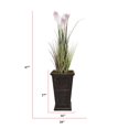 thumbnail image 2 of Artificial Reed Grass | 67" fake grass in a planter| Lavender Ombre feathers | Vintage Home, 2 of 8
