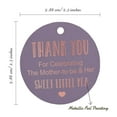 thumbnail image 6 of Inkdotpot Real Rose Gold Foil Thank You For Celebrating The Mother To Be Baby Shower Tags Favor Hang Paper Tags 100 Pieces, 6 of 7