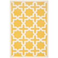 thumbnail image 4 of SAFAVIEH Cambridge Liz Geometric Wool Runner Rug, Gold/Ivory, 2'6" x 16', 4 of 10