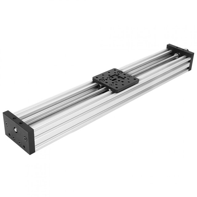 Mesa Deslizante CNC, Mesa Lineal Deslizante De Tornillo, Aplicaciones De Vaivén Lineal 250-500 Mm Plomo Negro/plateado 2 Mm Para La Industria De Automatización De Impresoras 3D YLSHRF Otros